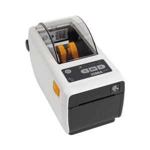 Zebra ZD411-HC, 12 pts/mm (300 dpi), RTC, USB, USB Host, BT (BLE), Ethernet, EPLII, ZPLII, en kit (USB), blanc