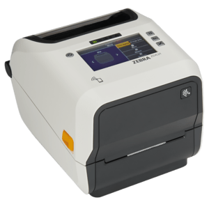 Zebra ZD621-HC, 12 pts/mm (300 dpi), écran (couleur), RTC, USB, USB Host, RS232, BT, Ethernet, WiFi, en kit (USB), blanc